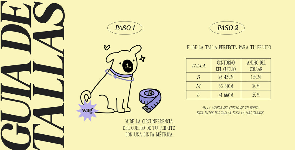 Guía de tallas COLLAR CLEO